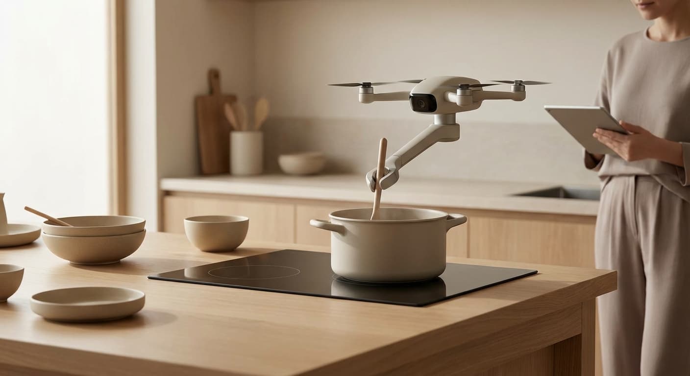 자율 조리 드론: 손끝 요리 혁신의 비밀