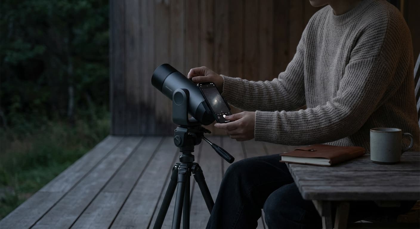 똥손도 은하수 인생샷! 초보용 스마트 AI 망원경