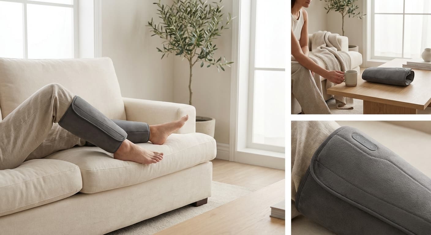 터질듯한 종아리 알 순삭! 선 없는 무선 마사지기 찐후기