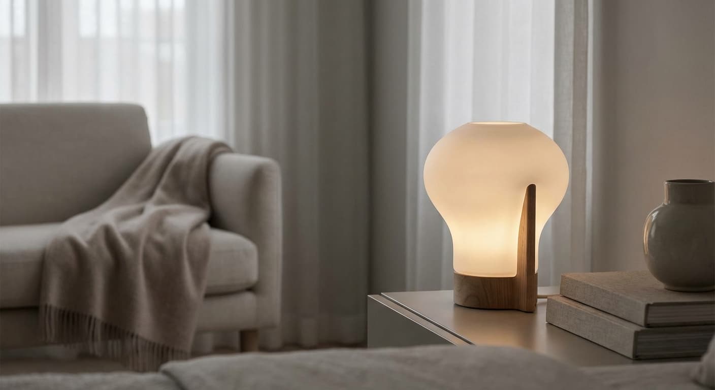 낮엔 오브제, 밤엔 꿀잠? 조형미 넘치는 생체리듬 조명