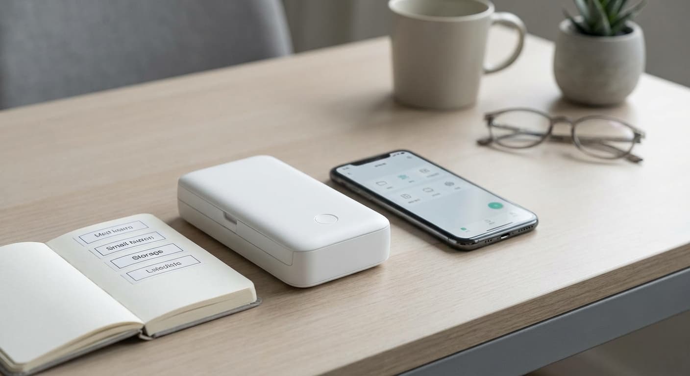 잉크 없이 폰으로 쓱! 다꾸 필수템 감성 미니 라벨 프린터