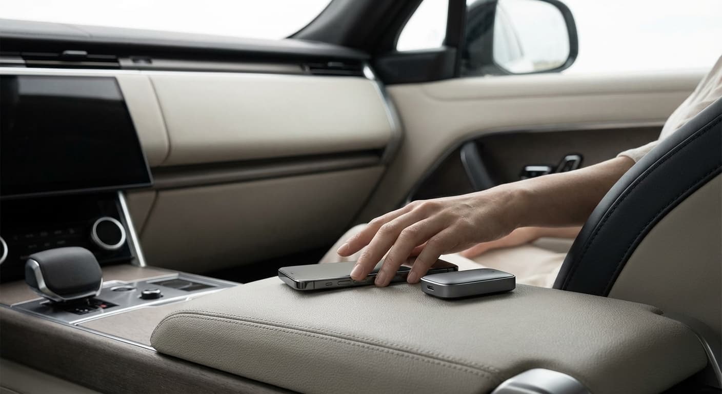차 타자마자 1초 연결! 선 없는 신세계 차량용 무선 어댑터