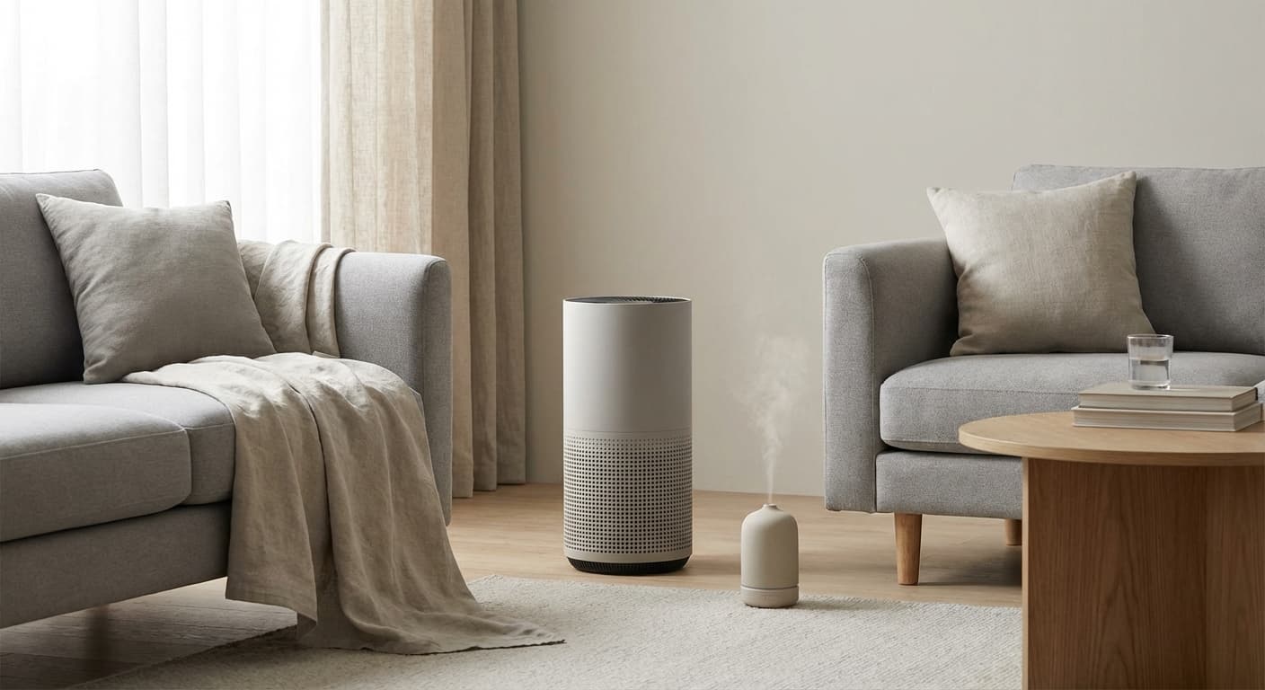 최신 무소음 공기 정화 시스템, 방향제까지!