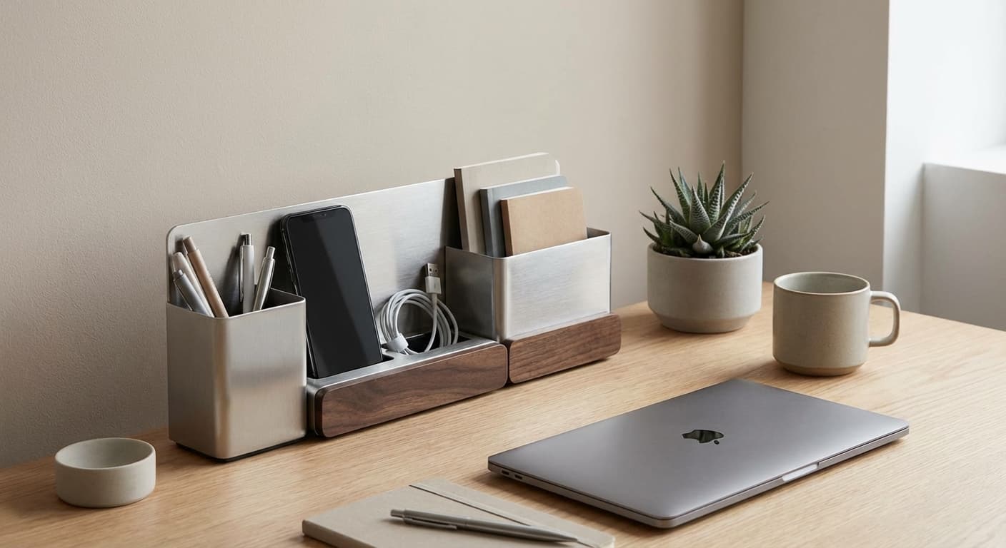 난장판 책상 구원템! 모듈형 마그네틱 오거나이저로 데스크테리어 완성