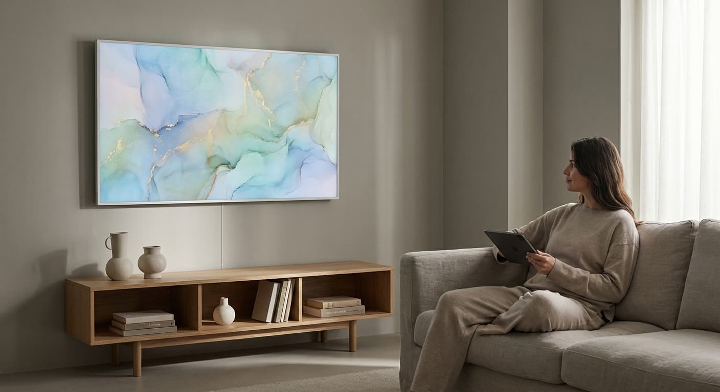 거실을 예술로: 스마트 LED 아트월 패널