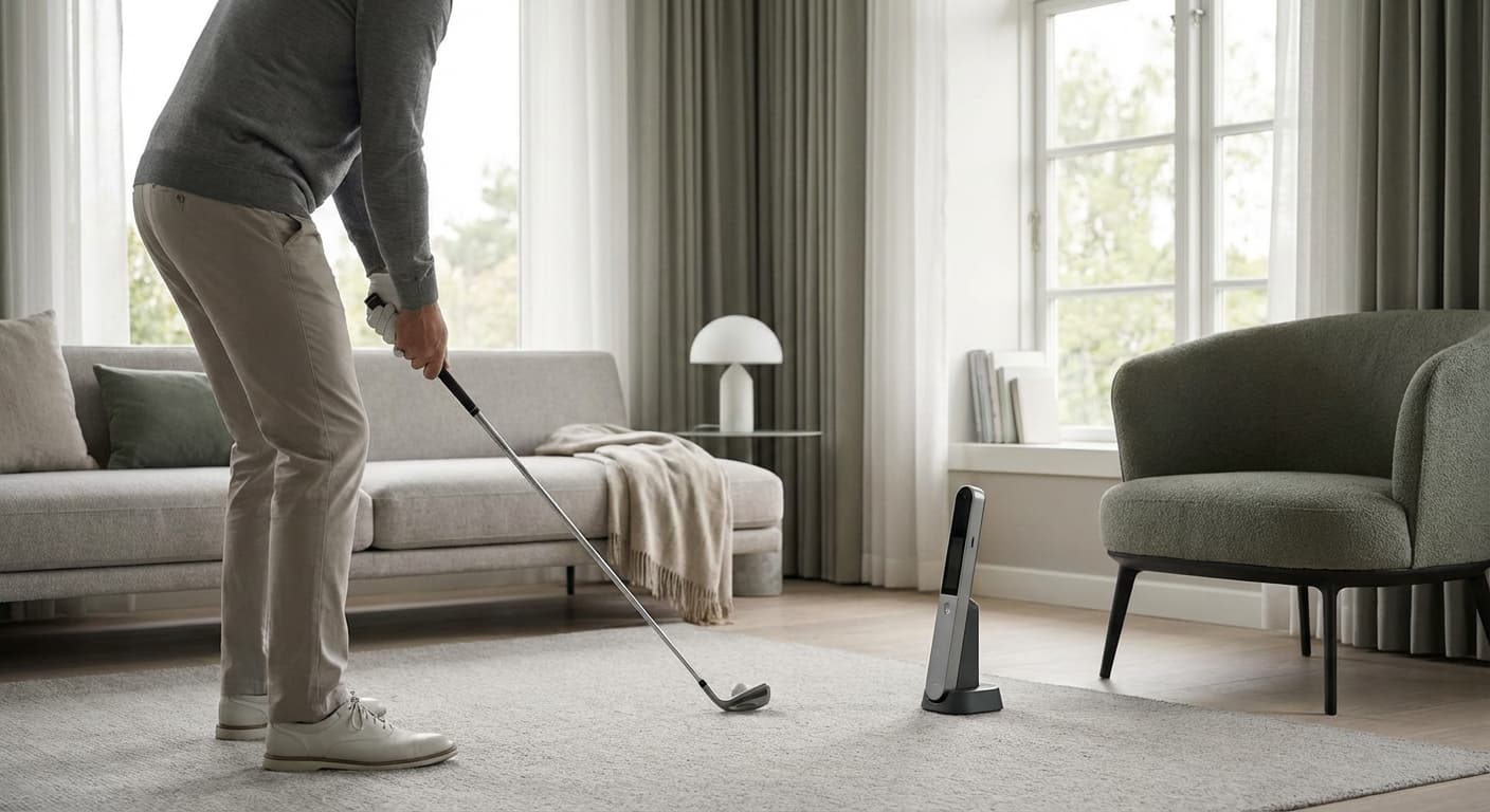 집이 곧 필드! 층간소음 0, 스마트 스윙 연습기 끝판왕